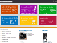 Tablet Screenshot of e-printnet.hu